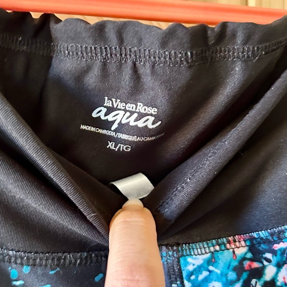 La Vie en Rose Aqua Leggings - Picture 2 of 2